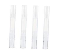DONFAMDS 4PCS 5ml Nail Nutrient Oil Pens Twisting Applicator for Lip Gloss and Concealer Portable Travel Makeup Dispensers