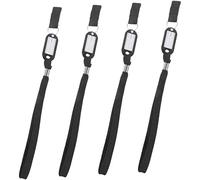 DONFAMDS 4Pcs Lost Cane Lanyard with Comfortable Wrist Straps for Seniors Lightweight and Skin Friendly Design Suitable for Canes Handbags and Steering Wheels High Visibility Colors for