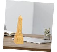 DONFAMDS 4pcs Resin Egyptian Obelisk Figurines Ancient Egypt Tower Statues Home Decor Historical Accuracy Model Pillars Educational for Interactive Family Play