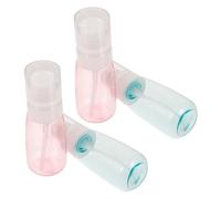DONFAMDS 4pcs U Shaped Portable Travel Cosmetic Bottles Durable Lotion Containers for Shampoo Makeup Remover Lightweight Leak Design for Travel Essentials Random Color