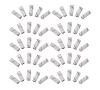 DONFAMDS 50Pcs Fine Grit White Sanding Bands 3.1Mm for Nail Drill Mini Nail Art Polishing Bands for Manicure and Pedicure