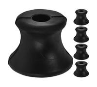 DONFAMDS 5pcs Rubber Tuning Fork Holder Set Non-Slip Base for Meditation and Sound Therapy Enhanced Yoga Sound Base Compact Lightweight Design