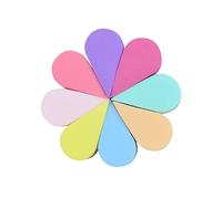 DONFAMDS 8Pcs Facial Cleaning Sponge Petal Shape Makeup Puff for Skin Care Tools Mixed Colors for All Skin Types and Ages