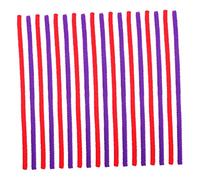 DONFAMDS 90pcs Professional Barber Hair Perm Rod Cold Wave Curling Rollers Salon Hairdressing Tool 5 Packs Jumbo Size Non-heat Hair Rollers for Styling Random Color