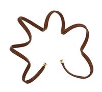 DONFAMDS Adjustable PU Leather Hair Bands with Flexible Resistant Wire Soft Ponytail Holder for Women Multi Shape Chic Hair Accessories for Styling and Wrap