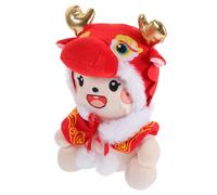 DONFAMDS Adorable Dragon for Stuffed Year Dragon Doll Chinese Year Vivid Expression for Collecting Home Decor