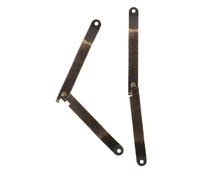 DONFAMDS Antique Iron Hinges for Wooden Boxes Long Metal Hinges for Crafts Vintage Decorative Piano Style Box Support Reliable Jewelry Case Hardware