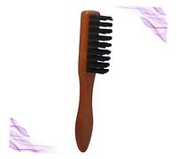 DONFAMDS Broken Hair Brush and Beard Cleaning Brush with Wooden Handle, Hair Style Design Tool for Men’s Beard Grooming and Haircut Styling, Retro Vintage Barber Home Use