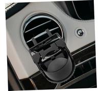 DONFAMDS Car Cup Holder Holders Cups All Drink Universal for Vent Air Interior Practical with Beverages Car Beverage Black Abs