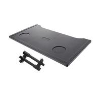 DONFAMDS Detachable Wheelchair Tray with Double Cup Holder Durable Plastic and Table for Easy Installation Armrests for Seniors and Disabled Users