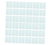 DONFAMDS Disposable Makeup Hand Palettes 100pcs 7x7cm Pu Film Waterproof Makeup Mixing Trays for Liquid Foundation and Nail Art Cosmetic Accessories for Professional Artists Random Color