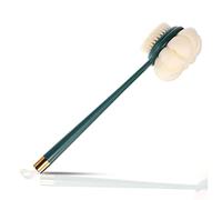 DONFAMDS Double Side Long Handle Bath Back Brush with Soft Nylon Bristles for Gentle Exfoliating Cleaning Comfortable Shower Scrubber for Washing and Skin Care