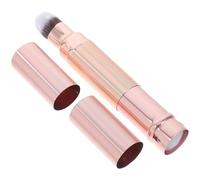 DONFAMDS Dual-Ended Retractable Makeup Brush with Powder and Concealer Applicator Rose Gold Double-Ended Blending Blush Brush for Travel and Face Makeup