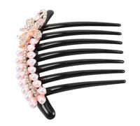 DONFAMDS Elegant Hair Clips Women Hair Forks for Thick Comb Pin Pearls Decorative Clip Bun Accessories Chinese Style pin Material Rhinestone Retro Clips Tassels