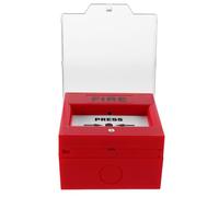 DONFAMDS Emergency Fire Alarm Button for Electrical Access Control Quick Response and High Sensitivity Design, Red Plastic Construction Suitable for Offices and Emergency Scenarios