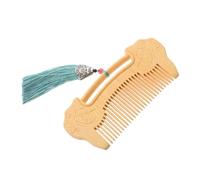 DONFAMDS Handmade Boxwood Fine Tooth Comb with Ruyi Lock Engraving for Men and Durable Scalp and Beard Grooming Tool Exceptional Craftsmanship for Daily Use