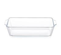 DONFAMDS Heat-Resistant Glass Baking Dish 0.8l Rectangular Oven-Safe Loaf Pan for Bread and Pies, Sturdy Glass Cooking Pan for Home Kitchen Use