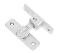 DONFAMDS Heavy Duty No-Drill Aluminum Door Latch Lock with Screw Sliding Bolt Flip Gate Lock for Cupboard Bathroom Barn and Security Protection