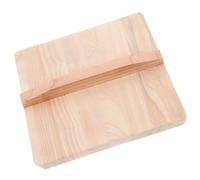DONFAMDS Japanese Tamagoyaki Egg Pan Lid Wooden Cover Retro Style Increased Height Wood Pan Lid Dustproof Kitchen Accessory Handcrafted