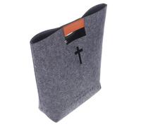 DONFAMDS Large Felt Bible Tote Bag Multi Functional Storage Handbag for Books Clothes Essentials and Reusable Bible Carrier Christian for Women
