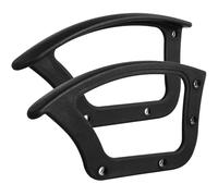 DONFAMDS Office Chair Armrest Replacement Set 2pcs Slant Angle Chair Arm Rings Repair Parts Compatible with for Home and Office Use