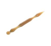 DONFAMDS Ox Horn Ear Acupuncture Pen Dual Head Precision Pressure Point Tool for Meridian Massage and Release Portable Chinese Medicine Therapy Device for Relief and Relaxation