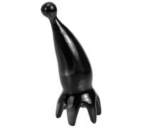 DONFAMDS Ox Horn Massage Comb Brush Wide Tooth Scalp Massager Handheld Hair Detangler 7-9cm for Relaxation and Self-scalp Therapy Random Style