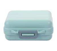 DONFAMDS Portable 7-Compartment Pill Storage Case, Leakproof Mini Medicine Organizer Box, Blue Weekly Portable Pills Organizer for Travel and Office Use