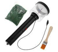 DONFAMDS Portable Electrostatic Flocking Applicator Kit Plastic Material with Comfortable Grip Double Net Cover Design for Static Grass and Modeling Suitable for Setting Scenery