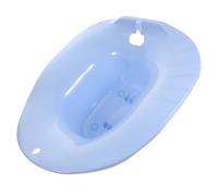 DONFAMDS Pregnant Women Sitz Bath Basin Toilet Seat with Non-Slip Base High Temperature Resistant Smooth Surface Postpartum Care for Elderly and Wound Healing