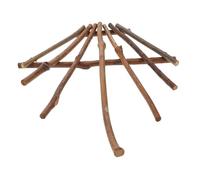 DONFAMDS Rattan Frame Decoration Fingers Shape Natural Wood Twig for DIY Crafts Accessories for Holiday Party Photo Prop and Kindergarten Decor Projects