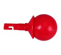 DONFAMDS Red Rolling Ball Tip Hook Type Wood Walking Cane Accessory for Blind People, Walking Stick Replacement Head for Women Seniors’ Stability and Protection