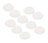 DONFAMDS Silicone Eyelash Pads Adhesive round 10 Pcs Portable Size for Lash Extension Glue Application for Makeup and Selfie Use