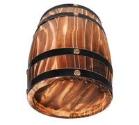 DONFAMDS Small Wooden Barrels Wooden Red Wine Barrel Versatile Decorative Item for Commercial Use and Garden