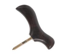 DONFAMDS Solid Wood Cane Handle Walking Cane Head Stick Handle for Outdoor Easy Installation Comfort and Stability Classic Stylish Design Daily Use Accessory Screws Suitable for Individuals