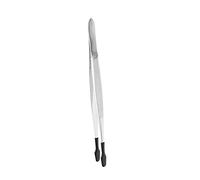 DONFAMDS Static Stainless Steel Stamp Tweezers Premium Precision Tool for Philately Collecting Beads and Delicate Items Ergonomic Lightweight Design