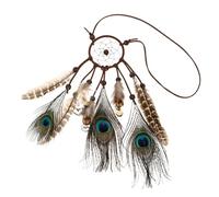 DONFAMDS Thick Hair Headband Dream Catcher Plume Women Hair Accessory Vintage Style Party Favors Decor