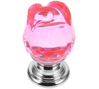 DONFAMDS Toilet Button Assistant Tool, Plastic Rose Design Flower Shaped with Intuitive and Simple Use, Decorative Toilet Tank Button Helper for Bathroom Home