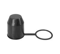 DONFAMDS Trailer Towball Protector Cap for Trailer Ball Easy Installation and Versatile Pvc Design Black Hitch Ball Cover Suitable for Towing or Camper