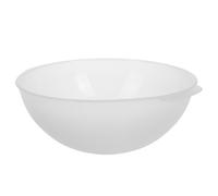 DONFAMDS Transparent Plastic Wash Basin with Handle Round Face Washing Tub for Beauty Salon and Home Use Portable See-through Dish Basin for Facial Care