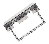 DONFAMDS Transparent Self Adhesive Electrical Outlet Cover Box Double Position Wall Socket Protector with Dustproof Guard for Indoor and Outdoor Home Kitchen Bathroom Safety