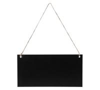 DONFAMDS Versatile Hanging Chalkboard Sign Board for Homes and Festive Occasions, Erasable Wooden Small Rectangular Chalk Board with Space-Saving Design and Wear-Resistant Surface