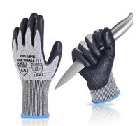Donfri Cut Resistant Work Gloves Level 5 Touchscreen PU Coated Size S
