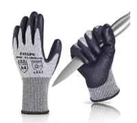 Donfri Cut Resistant Work Gloves Level 5 Touchscreen PU Coated Size XL