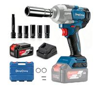 Dong Cheng 20V 1/2" Brushless Impact Wrench, Max 910Nm, 4.0Ah Battery