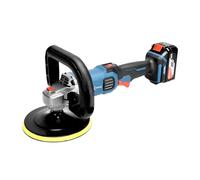 Dong Cheng 20V Brushless Cordless Polisher, Includes 4.0Ah Batteries, 500-3000RPM Car Polisher, 6-Speed with 150mm Polishing Machine Pad, Rotary Polisher for Car Detailing & Polishing.
