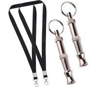 Dongdaping 2 Pcs Ultrasonic Training Whistle Dog Whistle for Recall with Strap Puppy Adjustable Stop Barking Dog Whistles for Dog Training Ultrasonic High Pitch Frequencies to Stop Dog Barking