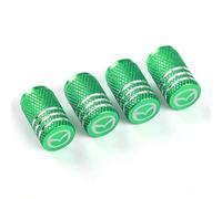 DONGDONG 4 Pieces Car Valve Caps for MazdaSpeed3 2007-2009 2010-2013, Air Leakproof Car Dust Caps Valve Caps Protecting Tyres Rims Accessories,Green