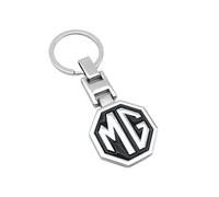 DONGDONG Car Keyring for MG Cyberster 2023-, Car Key Chain Car Key Ring Key Chain Car Key Fob Accessories Family Present,Bla-ck