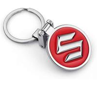 DONGDONG Car Keyring for Suzuki SwiftV I 2020-2023, Car Key Chain Car Key Ring Key Chain Car Key Fob Accessories Family Present,Red